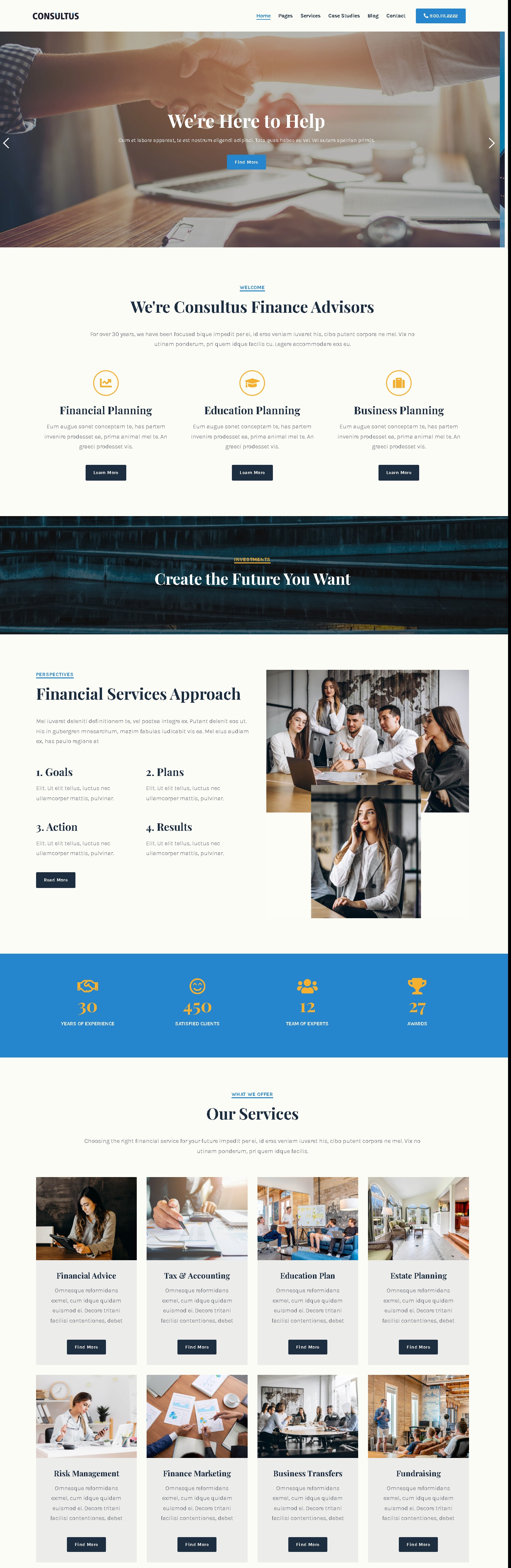 Consultus   business consulting finance wordpress theme