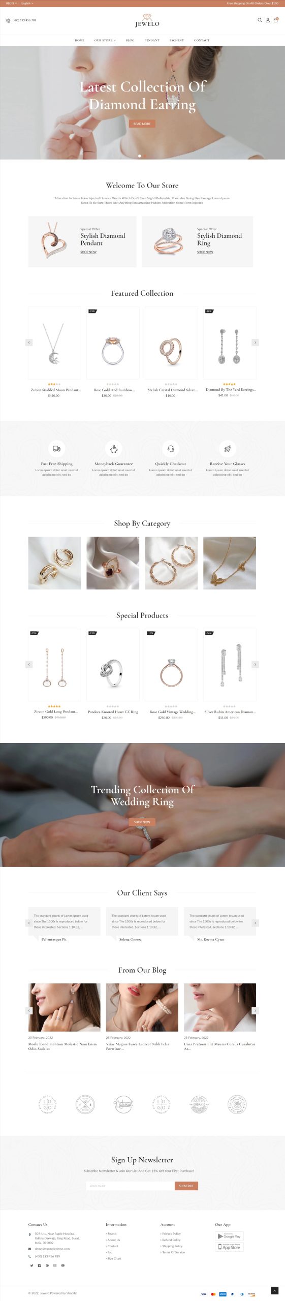 Jewelo   jewellery and accessories multipurpose shopify store