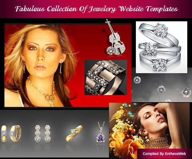Fabulous collection of jewelery website templates