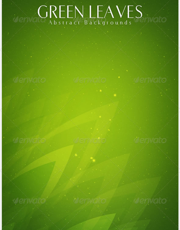 Green Leaves Abstract Backgrounds | v2