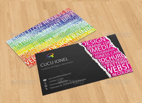 Creative Keywords Business Card
