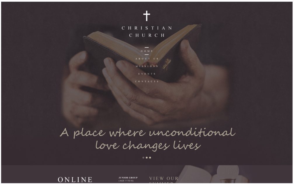 Image | graceful church christian website templates | entheosweb Image