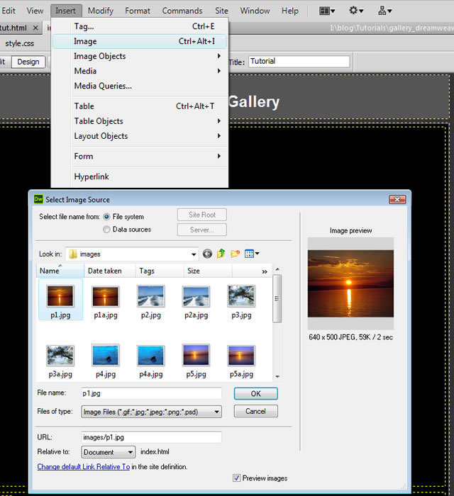 PhotoGallery Tutorial