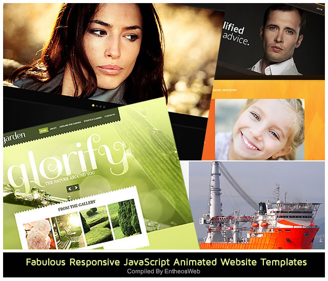 Fabulous responsive javascript animated website templates
