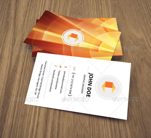 Creative Abstract Business Card - 45