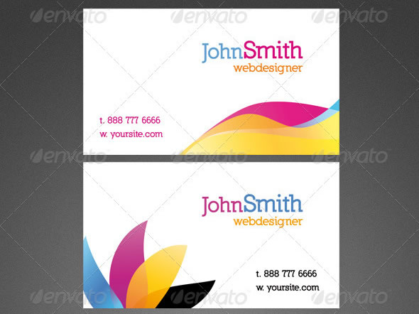 3 Fresh Design Business Cards 