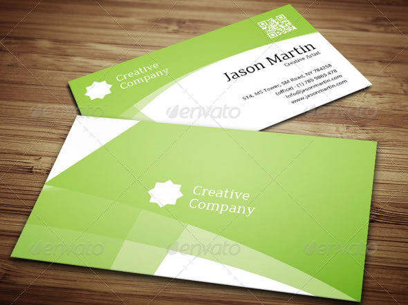 Abstract Background Business Card - 13