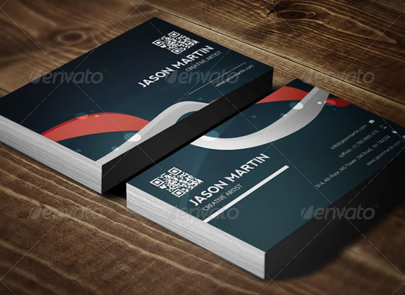 Abstract Background Creative Business Card - 16