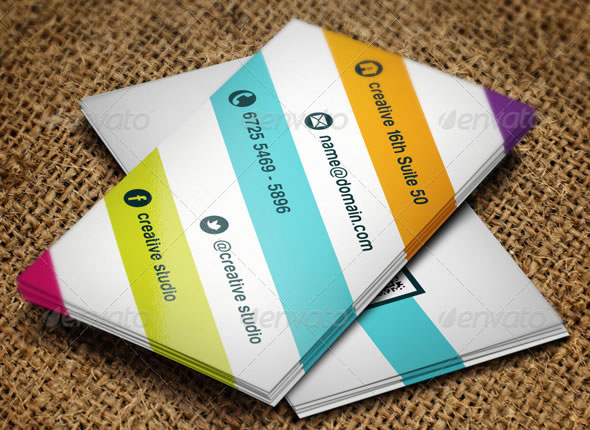 Creative Color Business Card