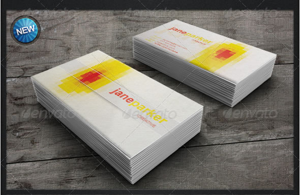 Pixelated Business Card Design