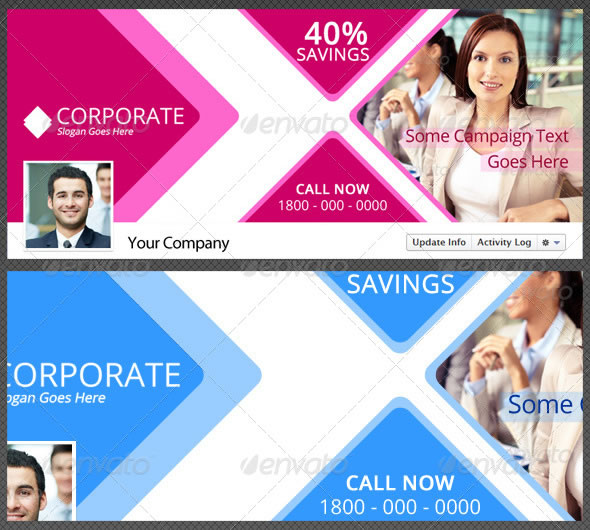 Creative Corporate Facebook Timeline Cover Vol 1 