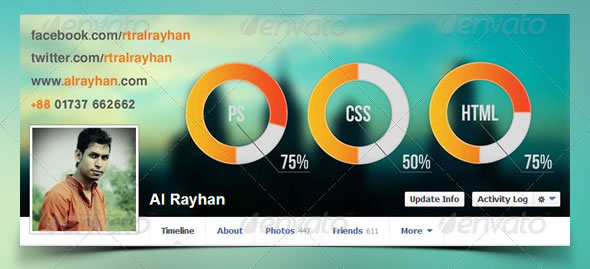 Infography Fb Timeline