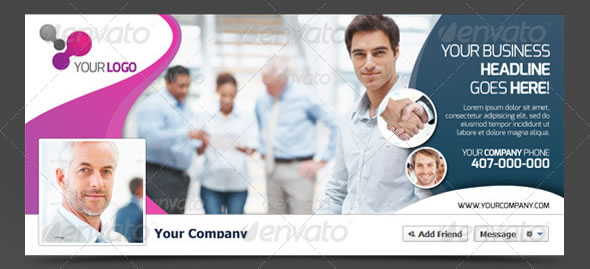FB Timeline Cover Corporate Style No.3