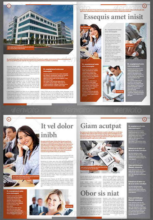 Newsletter Vol. 8 – Indesign Template