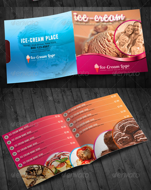 Ice-Cream Menu 