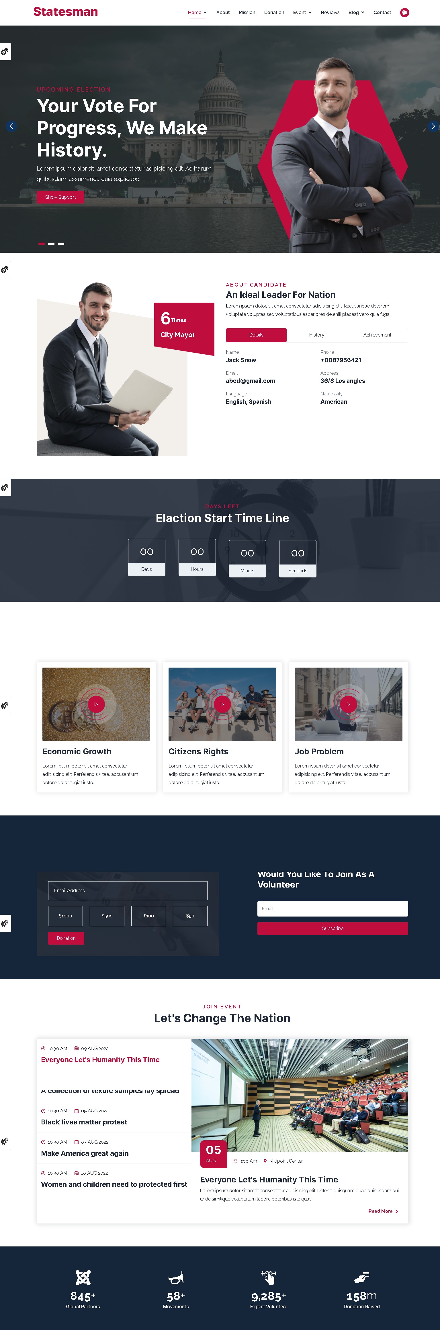 Great Politics Website Templates | EntheosWeb great-politics-website-templates-entheosweb