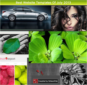 Best Website Templates Of July 2013