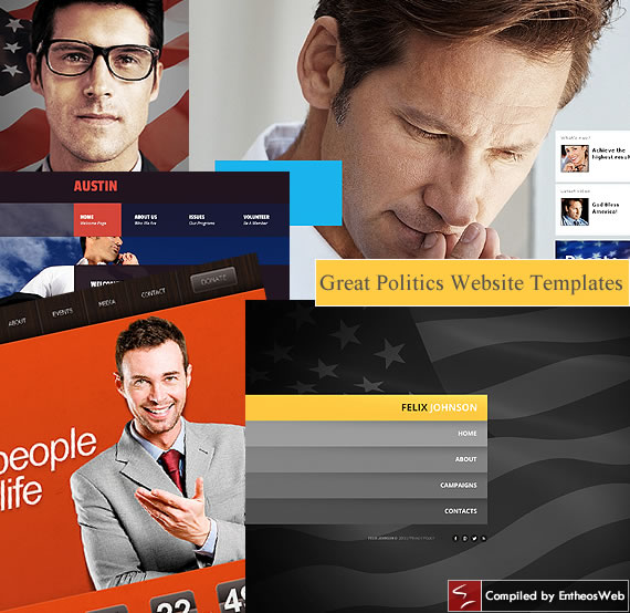 Great politics website templates