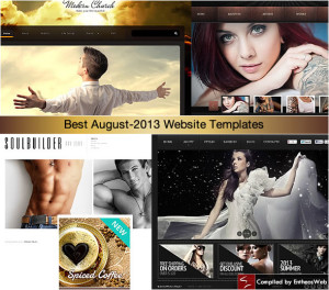 Best August-2013 Website Templates