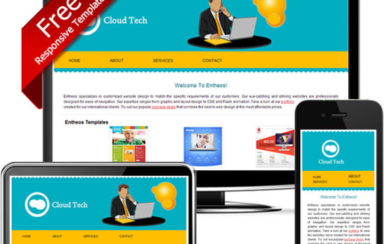 Free Eye catching yellow and blue dreamweaver responsive website template free Eye catching yellow and blue dreamweaver responsive website template