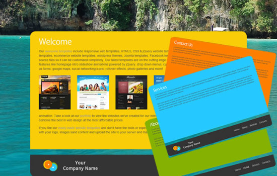 Single page html5
