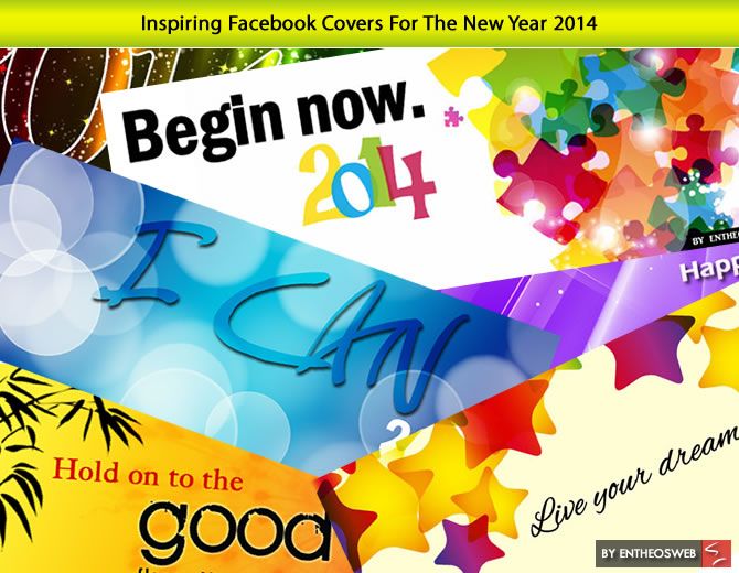Inspiring facebook covers for the new year 2014