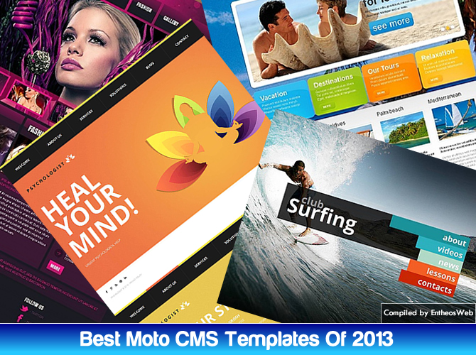 Best moto cms html templates of 2013