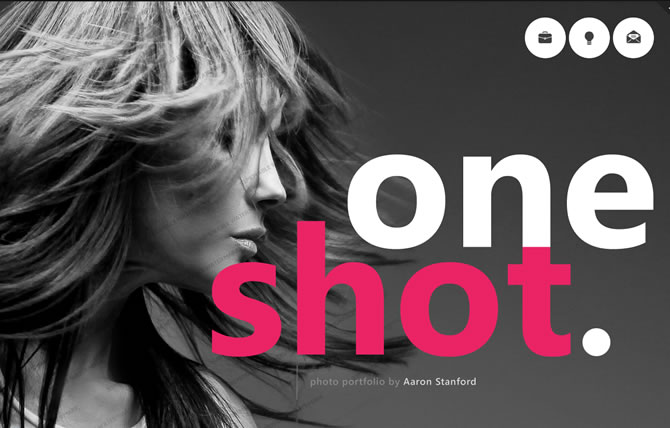 Template 45863 - One Shot Website Template