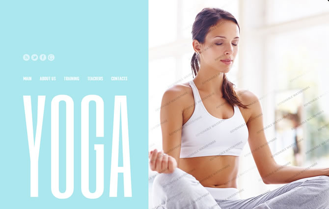 Template 46185 - Yoga Studio Website Template