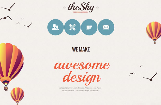 Template 46402 - Web Design Moto CMS HTML Website Template with Full-Screen Image, Single-Page Design, Gallery