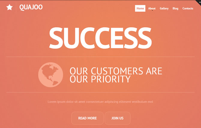 Template 45869 - Success Business Responsive Website Template