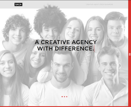 SAGA - Simple One Page Parallax - Responsive HTML5