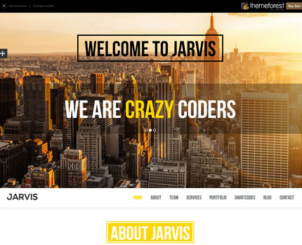 Jarvis - Onepage Parallax Theme