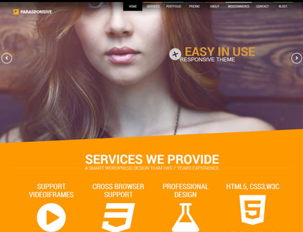 Parasponsive WooCommerce WordPress Parallax