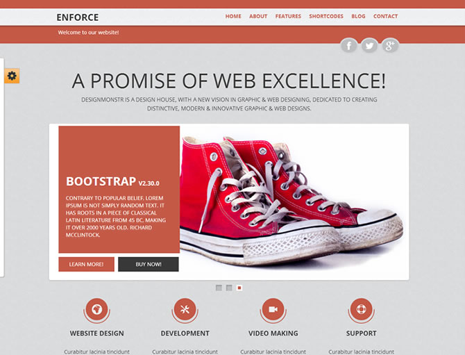 enFORCE - BootStrap Responsive HTML5 Template