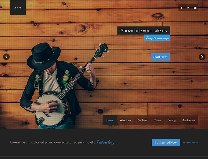 Jiffy - Responsive HTML5 Template