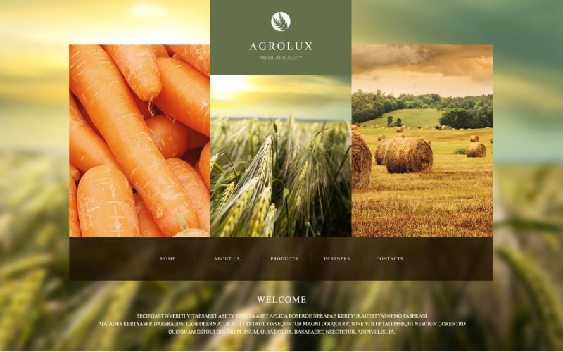 Farm responsive website template 47428 original | best html5 bootstrap website templates | entheosweb Farm responsive website template 47428 original