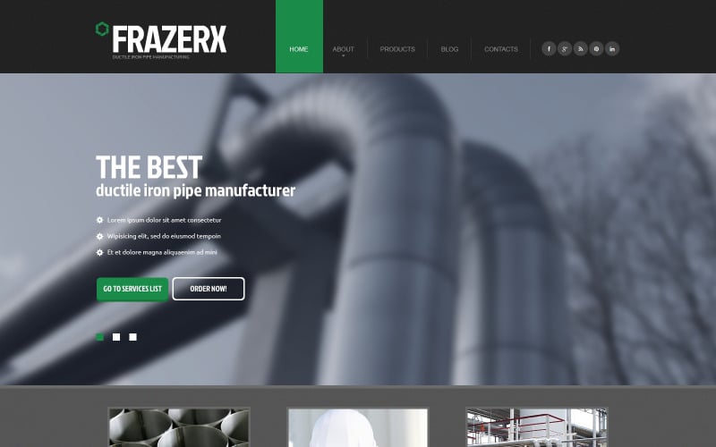 Industrial responsive website template 47764 original | best html5 bootstrap website templates | entheosweb Industrial responsive website template 47764 original