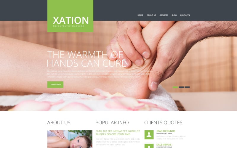 Massage salon responsive website template 48351 original | best html5 bootstrap website templates | entheosweb Massage salon responsive website template 48351 original