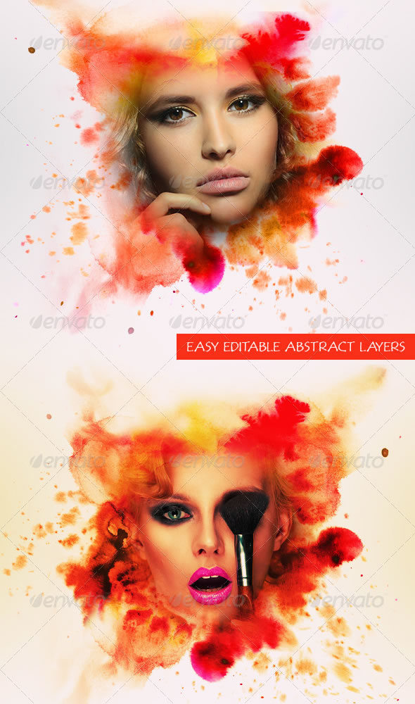 Abstract Photo Frame