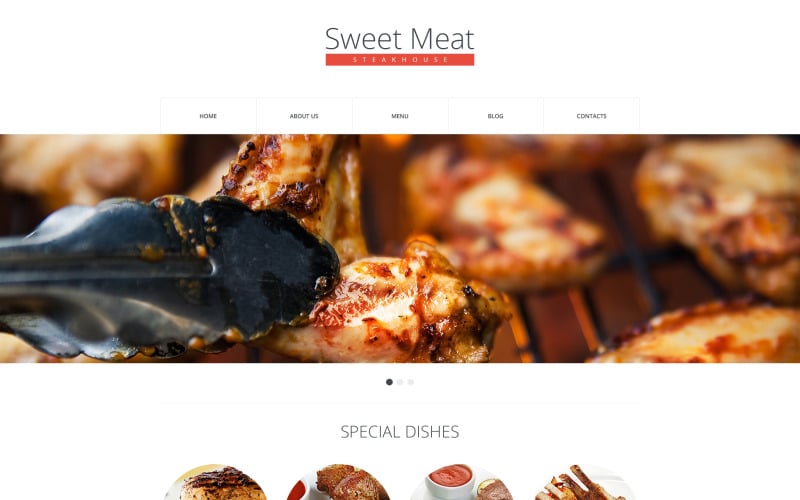 Steakhouse responsive website template 48280 original | best html5 bootstrap website templates | entheosweb Steakhouse responsive website template 48280 original
