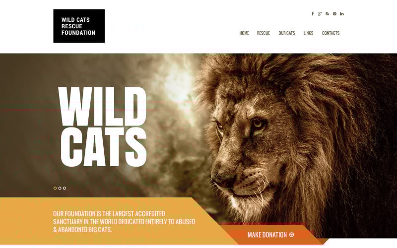 Wild life responsive website template 47932 original | best html5 bootstrap website templates | entheosweb Wild life responsive website template 47932 original