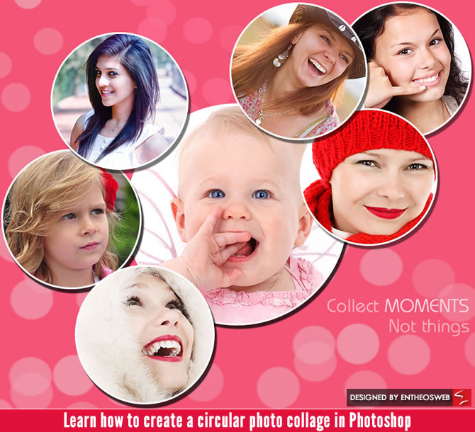 Learn How to Create a Circular Photo Collage in Photoshop | Learn How to Create a Circular Photo Collage in Photoshop | Entheosweb Learn how to create a circular photo collage in photoshop