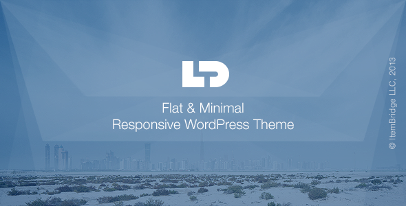Lightdose flat  minimal wordpress theme