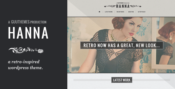 Hanna - Responsive Retro WordPress Theme hanna-retro
