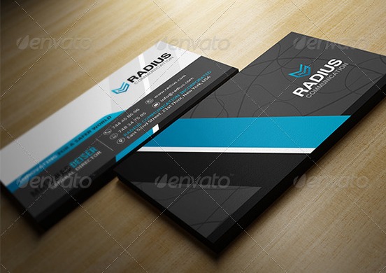 Creative business card Creative business card radius