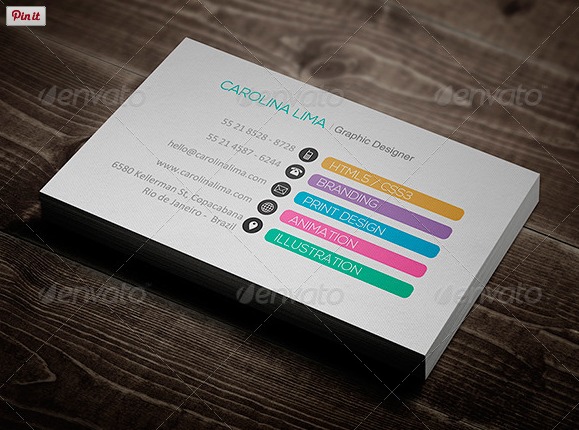 Creative designer business card template graphic river Creative designer business card2
