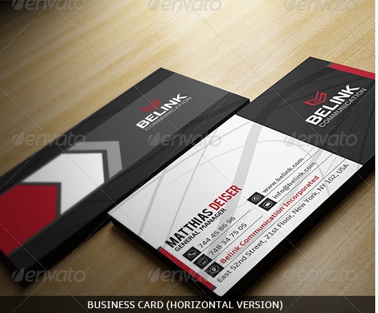 modern business-card-horizontal
