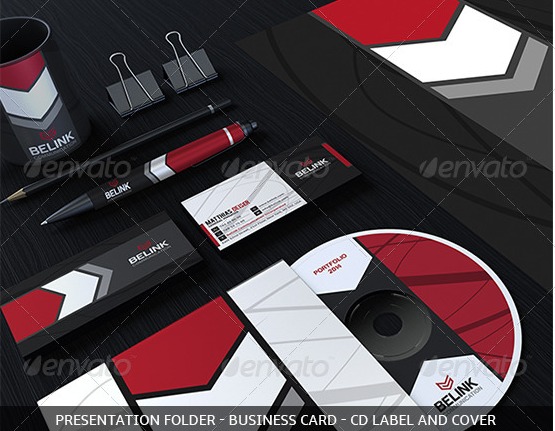 Modern corporate identity pack graphic river Modern corporate identity pack