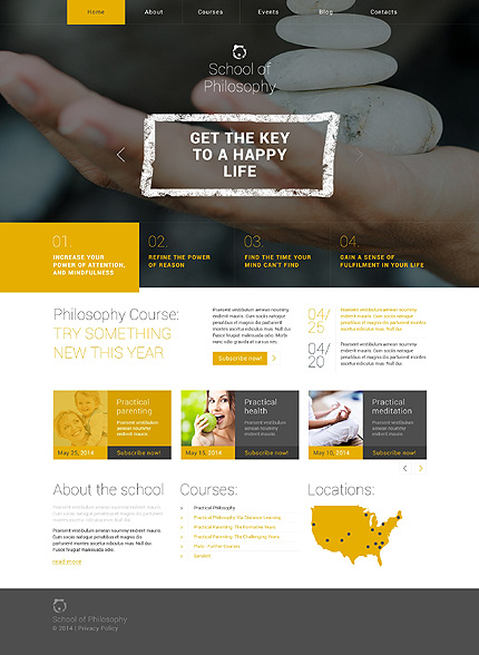 49548 school of philosophy responsive wordpress theme